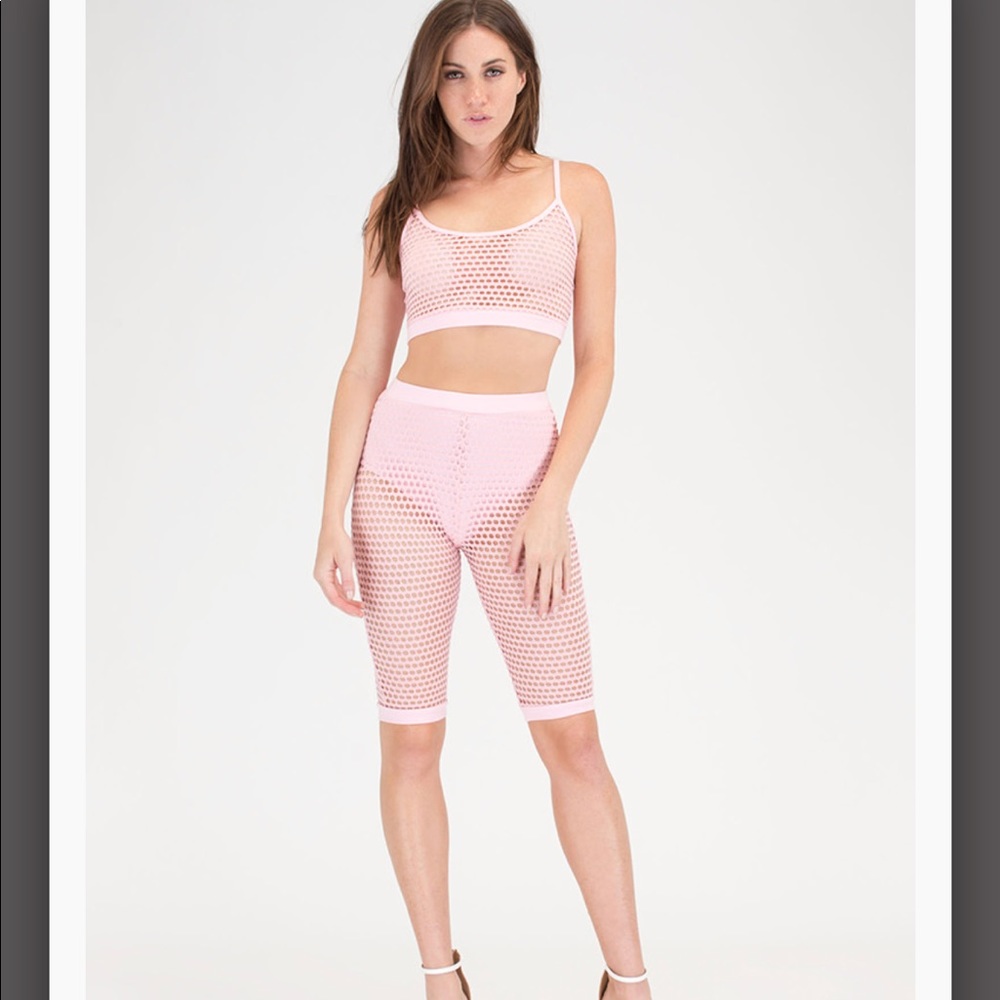 Pink two piece set